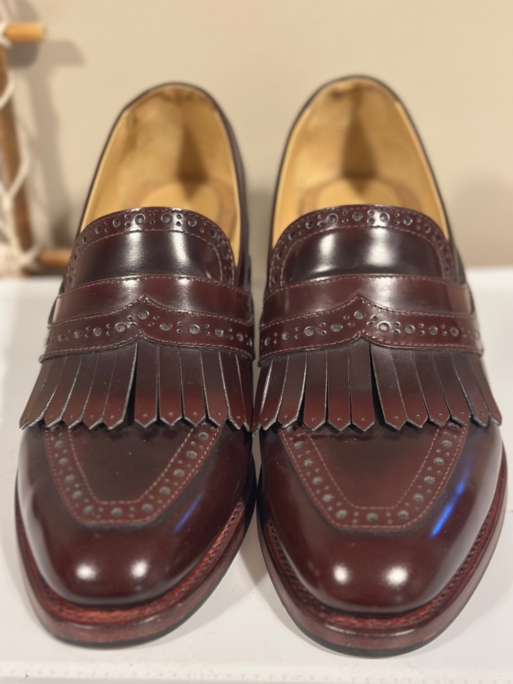The Office of Angela Scott heeled loafers women’s size 38 1/2